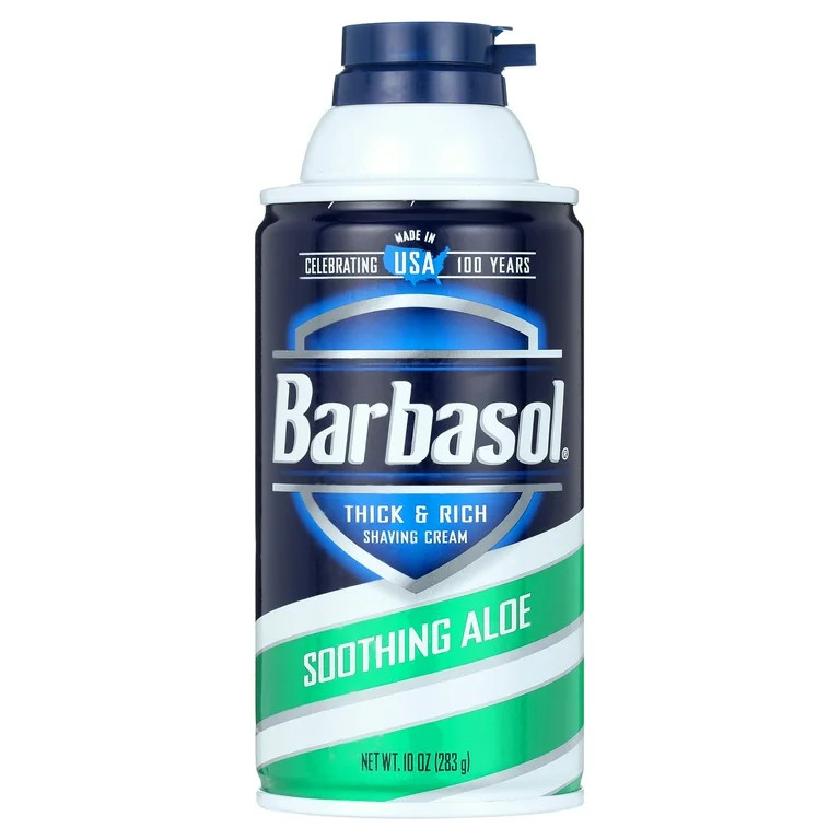Barbasol Mens Shaving Cream Soothing Aloe - 10 oz | Walmart (US)