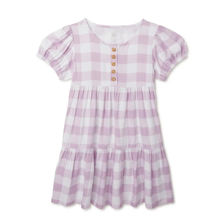 Wonder Nation Baby and Toddler Girls’ Woven Dress, Sizes 12M-5T - Walmart.com | Walmart (US)