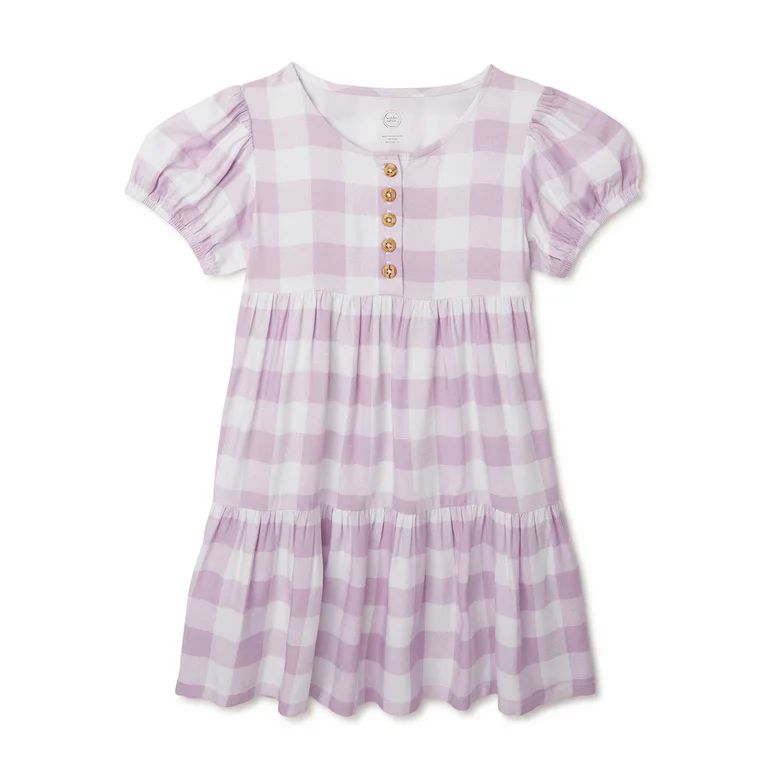Wonder Nation Baby and Toddler Girls’ Woven Dress, Sizes 12M-5T | Walmart (US)