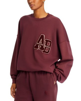 Miles Oversized Letterman Sweatshirt | Bloomingdale's (US)