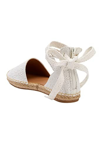 Comfortview Women's Wide Width The Shayla Flat Espadrille | Amazon (US)