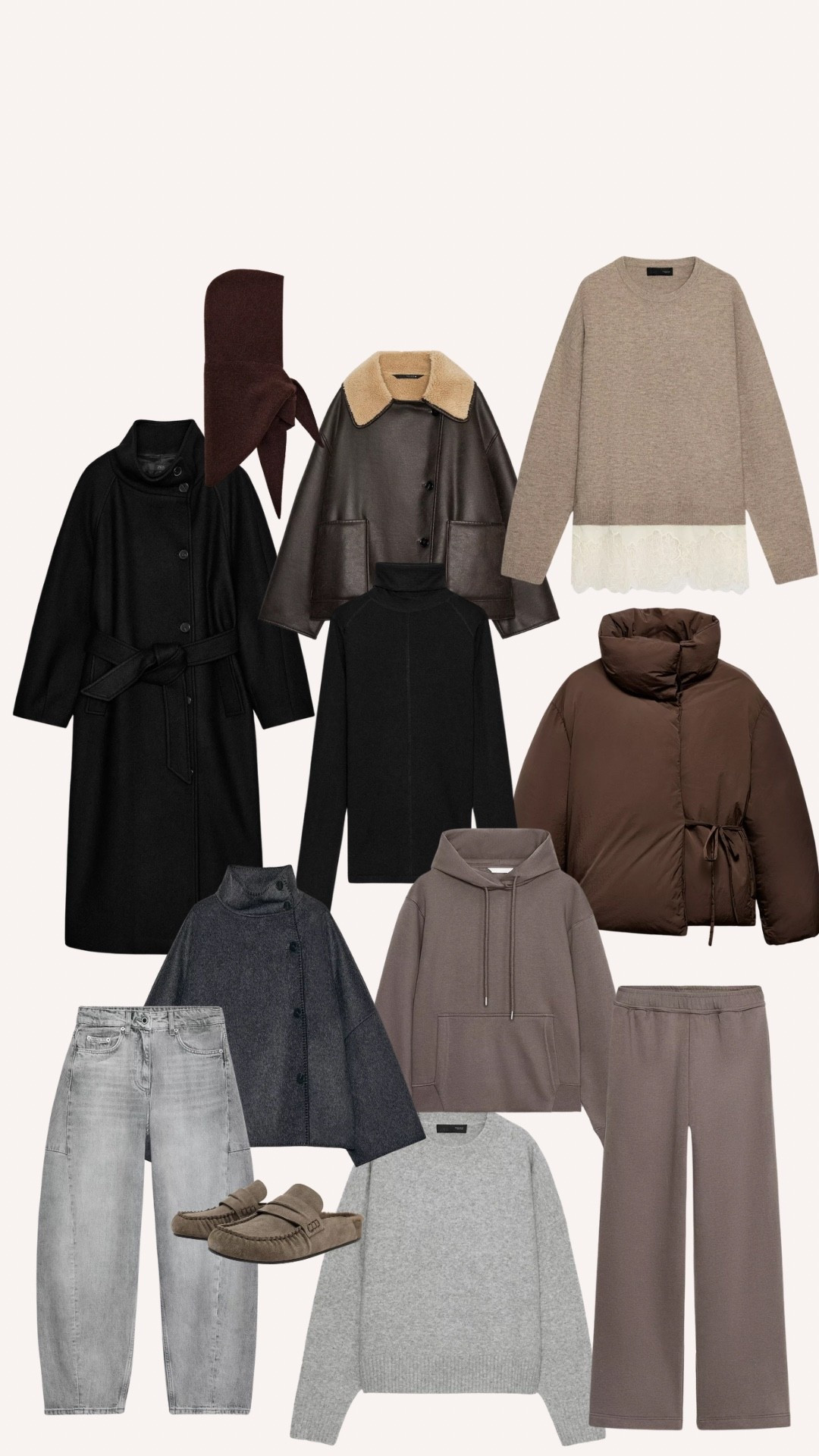 Zara new in favourites 🤍 

Zara, puffer jacket, black long coat, tracksuit, balaclava, grey jeans, grey coat 

#LTKwinter #LTKeurope #LTKuk