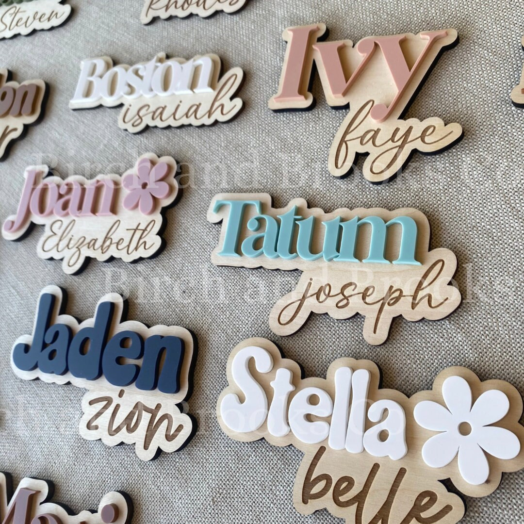 Name Sign for Baby, Baby Birth Announcement Sign, Daisy Name Sign, Name Announcement Sign, Newbor... | Etsy (US)