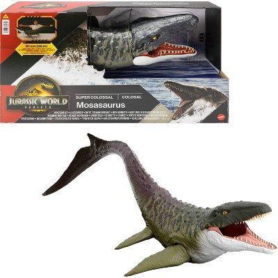 Jurassic World Rebirth Super Colossal Mosasaurus Action Figure, Dinosaur Toy | Target
