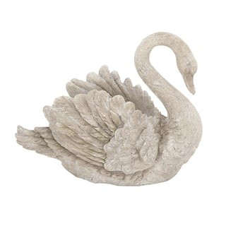 18" Gray Swan Polystone Garden Sculpture By Ivory And Iris | 18" x 9" x 15" | Michaels® | Michaels Stores