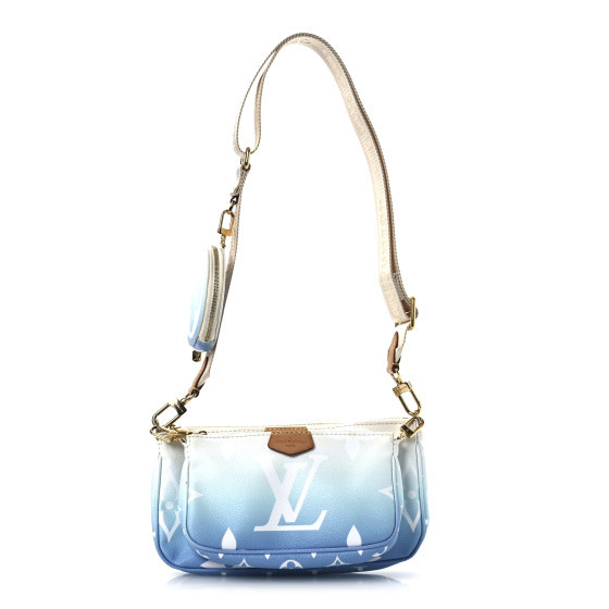 Monogram Giant By The Pool Multi Pochette Accessories Blue | FASHIONPHILE (US)