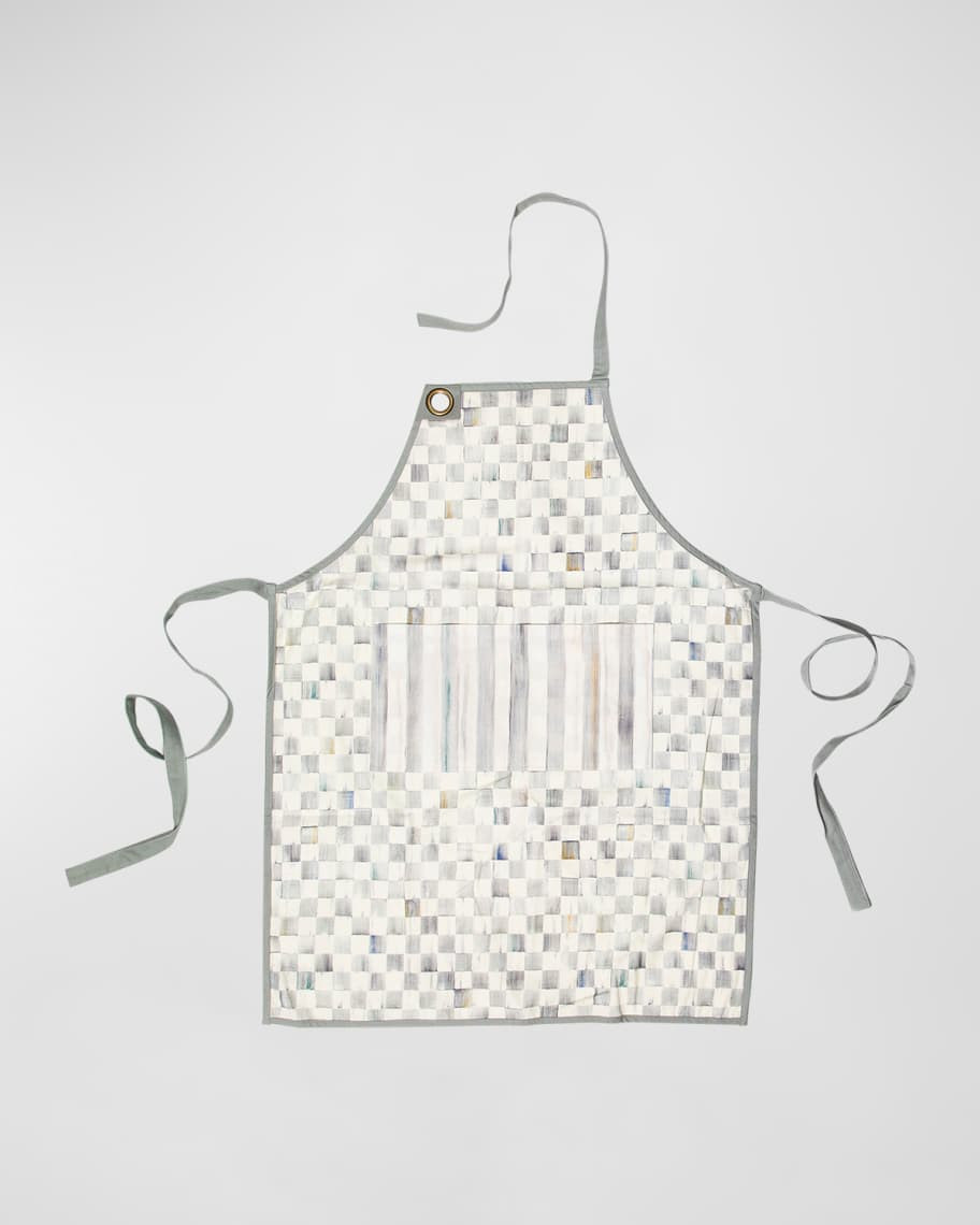 Sterling Check Bistro Apron | Neiman Marcus