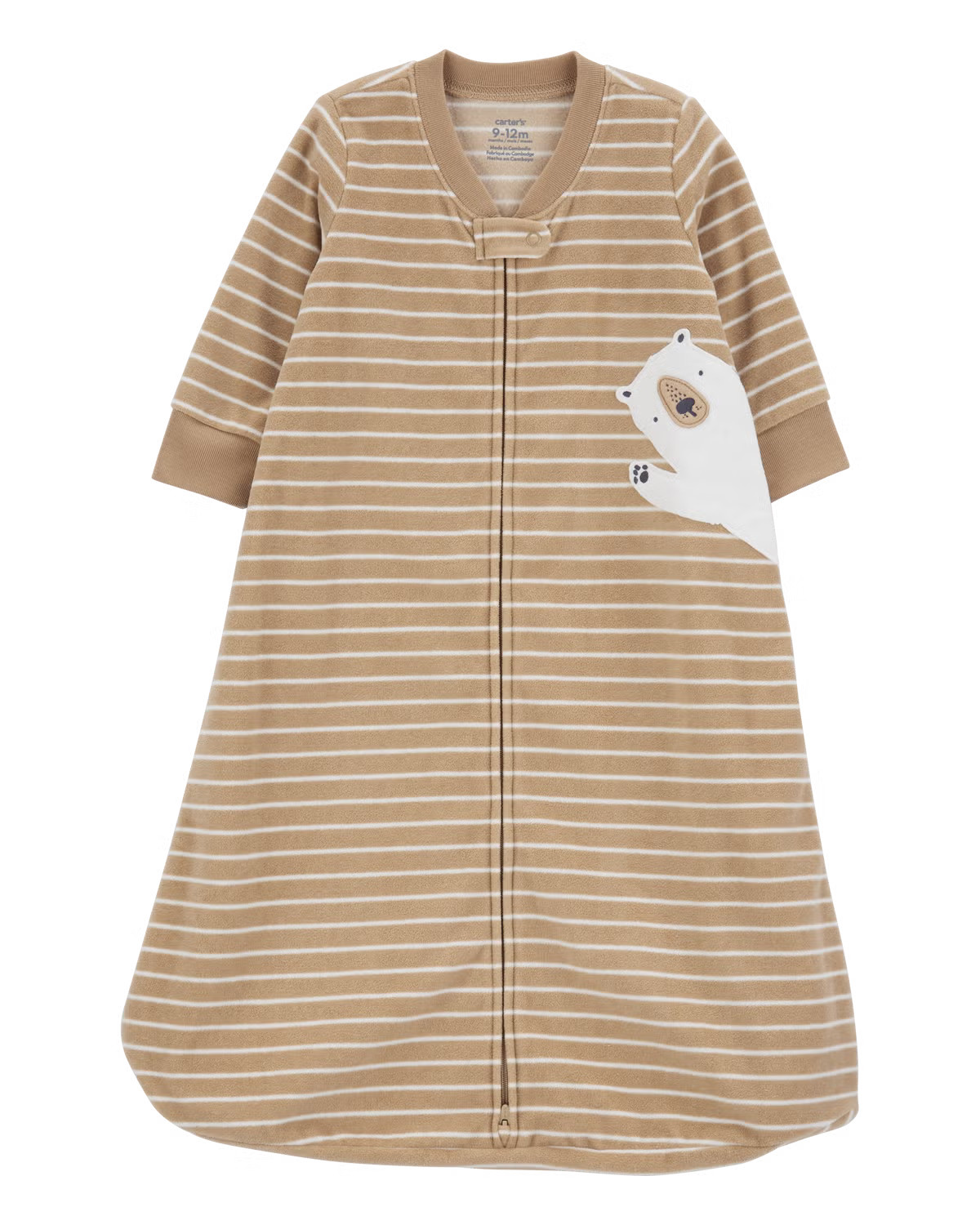 Baby Polar Bear 2-Way Zip Fleece Sleep Bag | Carter's Inc