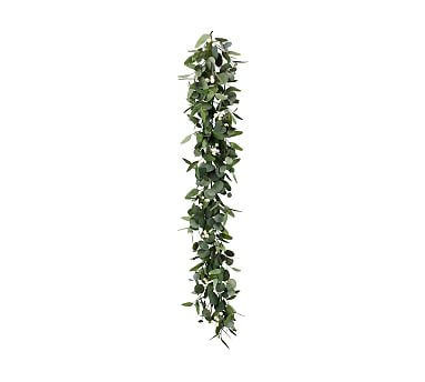 Faux Seeded Eucalyptus Garland 5' | Pottery Barn (US)
