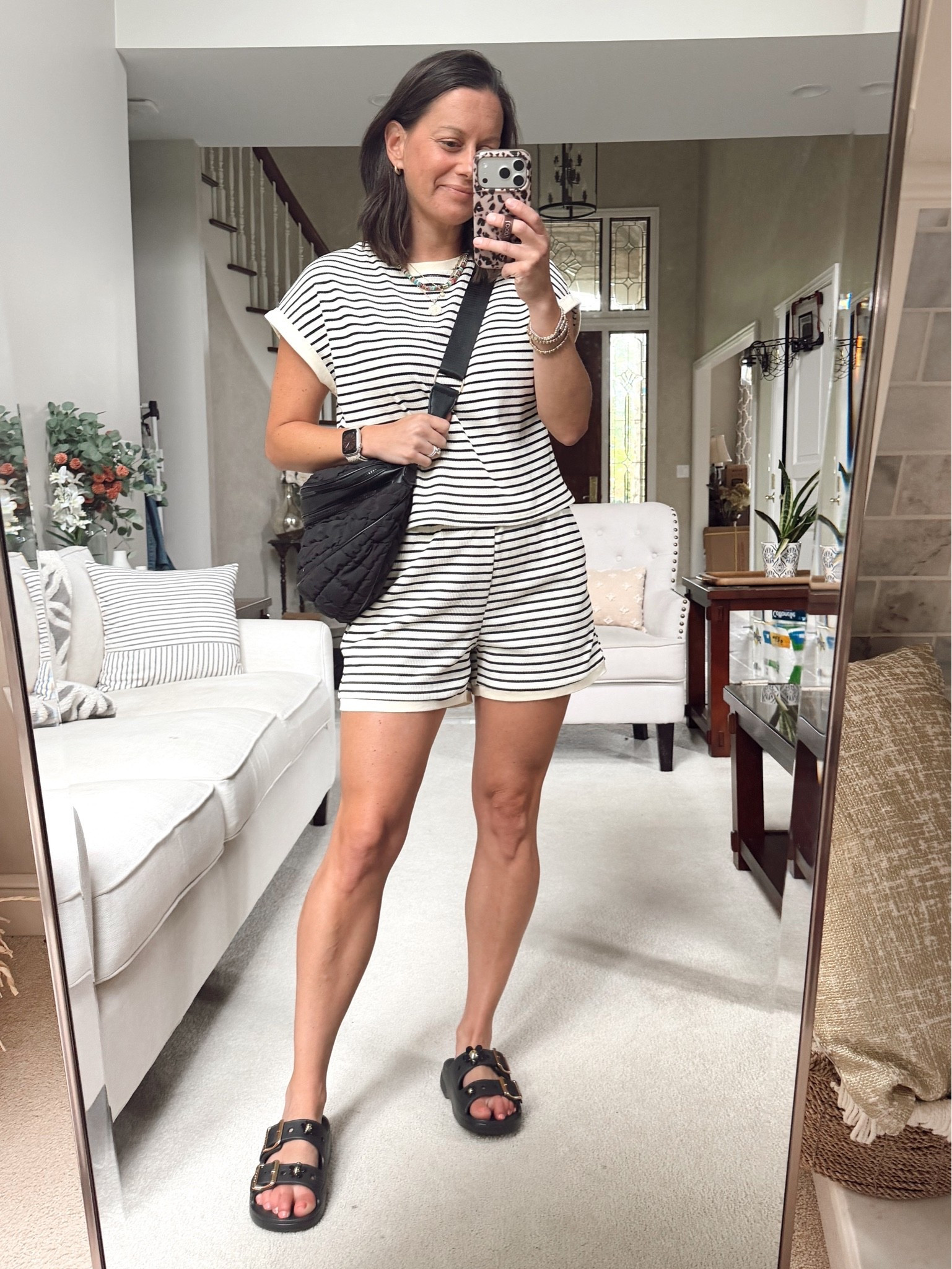 Summer outfit of the day! Set runs true to size or size up if in between.

#LTKootd #LTKmomlife #LTKOver40