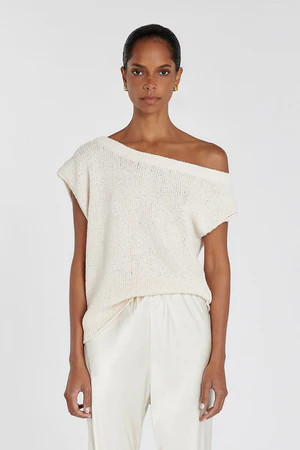 KERRY NATURAL ASYM KNIT TOP | DISSH