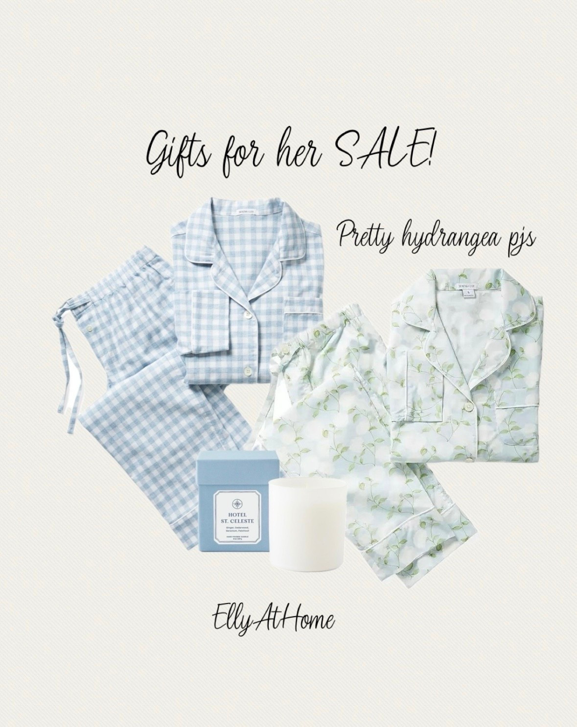 Gifts for her! Pretty pajama sets, hydrangeas pattern , bedding candles and more gift ideas on sale at Serena Lily !

#LTKSaleAlert #LTKGiftGuide #LTKOver40