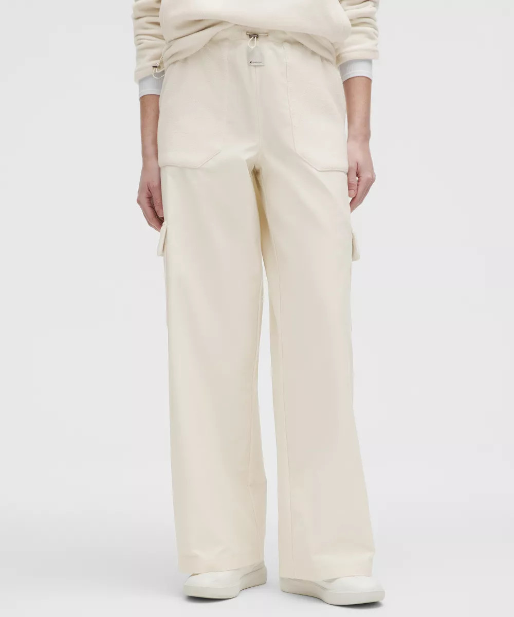 Fleece-Panel High-Rise Wide-Leg Pant
Regular | lululemon (AU)