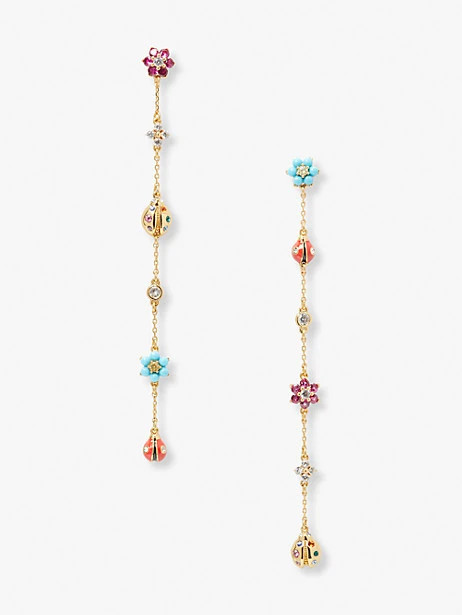 nature walk ladybug linear earrings | Kate Spade (US)
