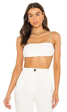 NBD Sheela Crop Top in White from Revolve.com | Revolve Clothing (Global)
