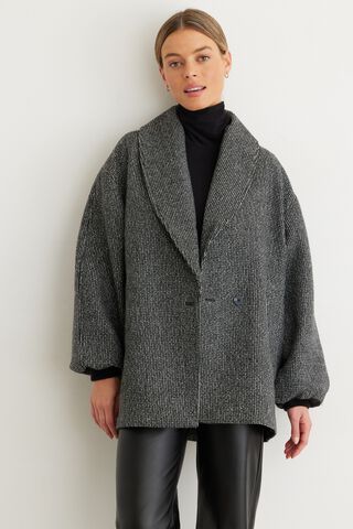 Cardi Wool Coat | Dynamite Clothing