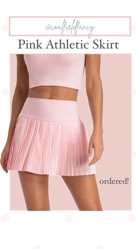 Athletic skirt 
Athletic skort
Amazon 
Affordable pickleball outfit
Tennis skirt pink

#LTKfindsunder50 #LTKfitness