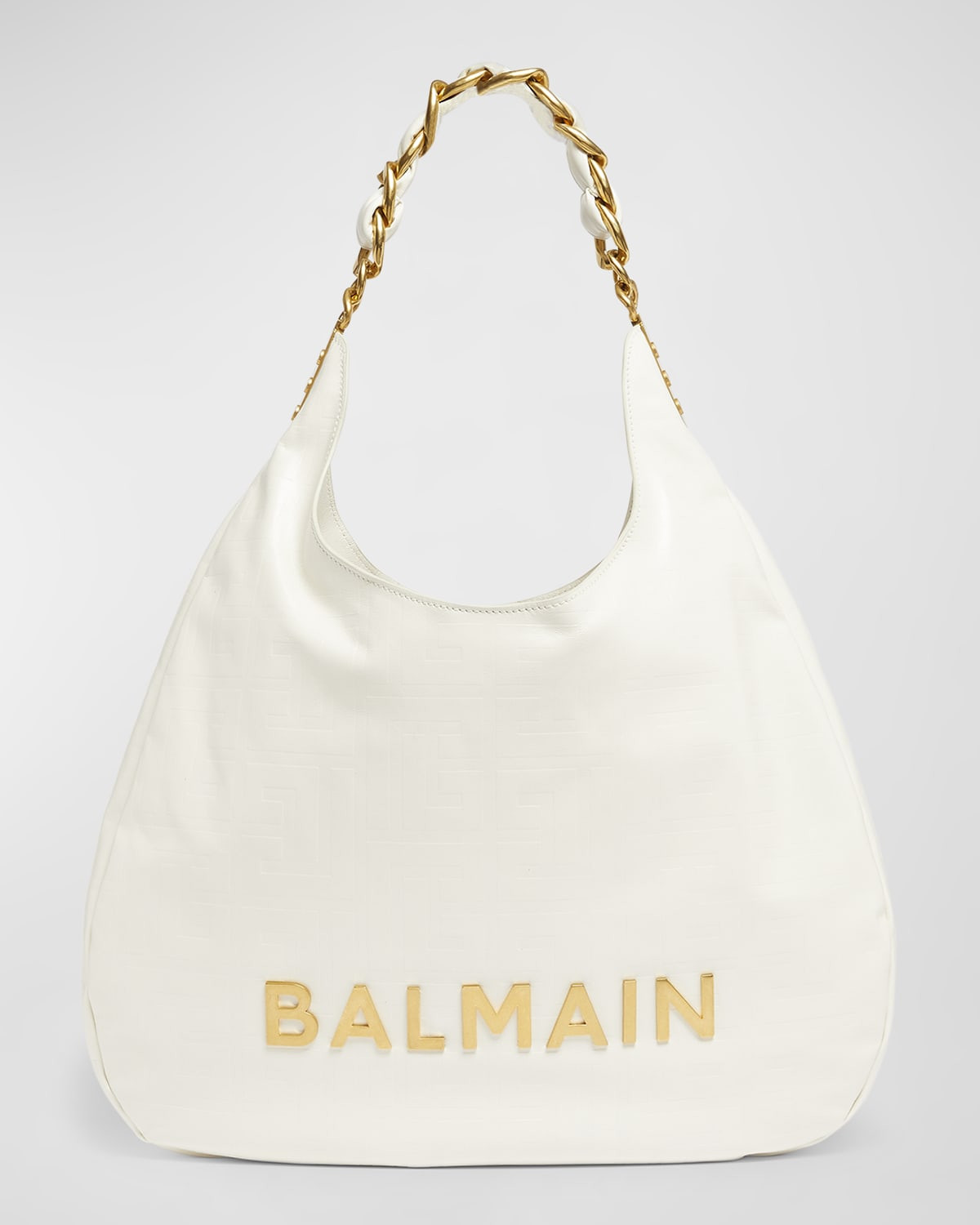 1945 Hobo Bag in Monogram Crinkled Leather | Neiman Marcus