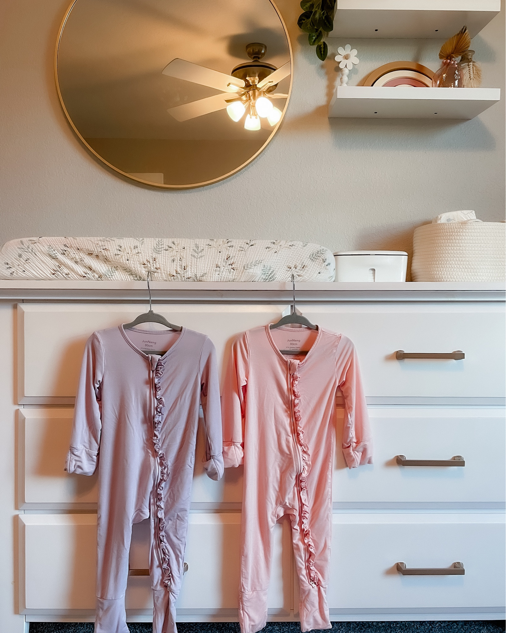 Baby girl pajamas off Amazon. My girl has hit a growth spurt, and was in need of pjs. I found these 2 pack bamboo zipper footies for under $40! So soft and has the grippies on the foot soles! 

#LTKBaby #LTKFindsUnder50 #LTKFamily