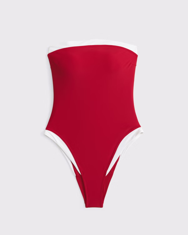 Women's A&F Marina One-Piece Swimsuit | Women's Clearance | Abercrombie.com | Abercrombie & Fitch (US)
