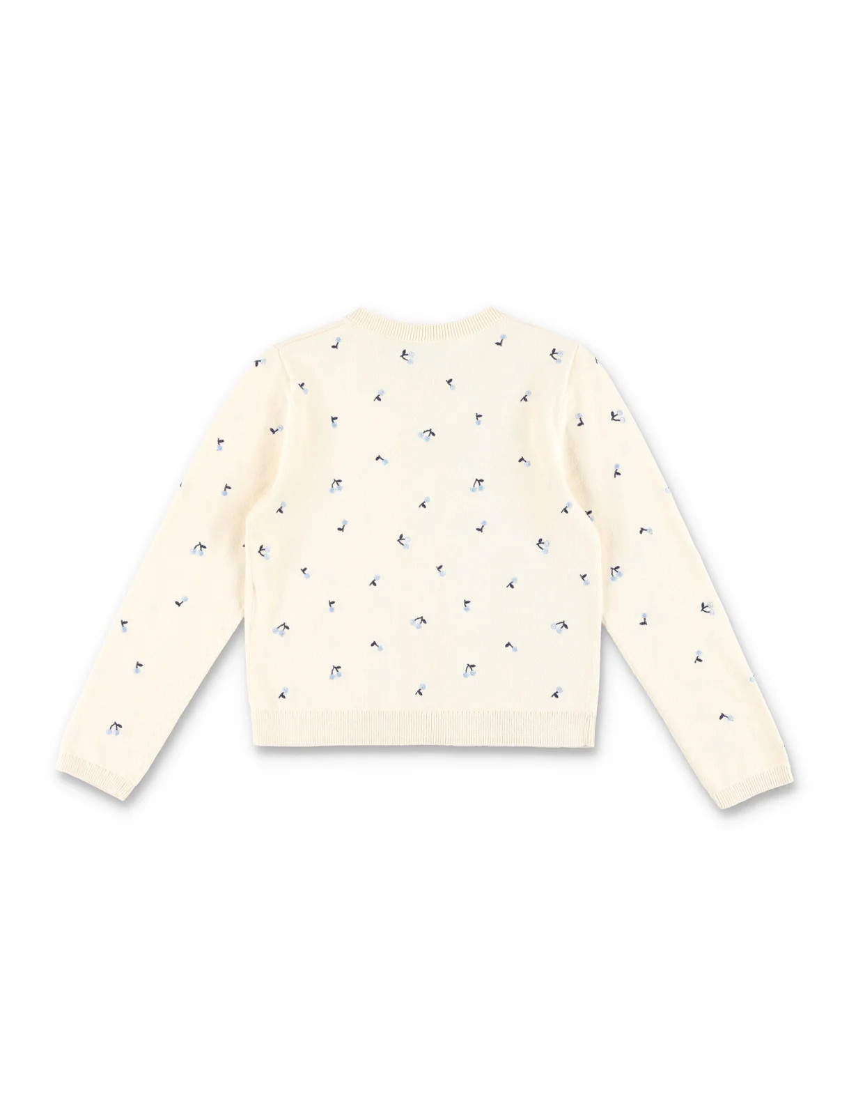 Bonpoint Cherry-Embroidered Button-Up Cardigan | Cettire Global