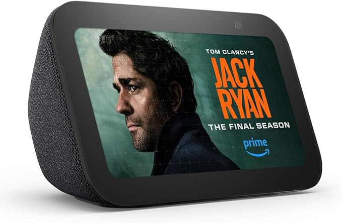 Echo Show 5 (3rd Gen, 2023 release) | Smart display with 2x the bass and clearer sound | Charcoal | Amazon (US)