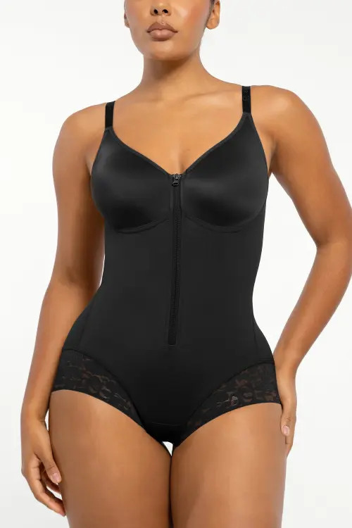 Shapellx Hourglass Full Body Shaper in Onyx Black at Nordstrom, Size Small | Nordstrom