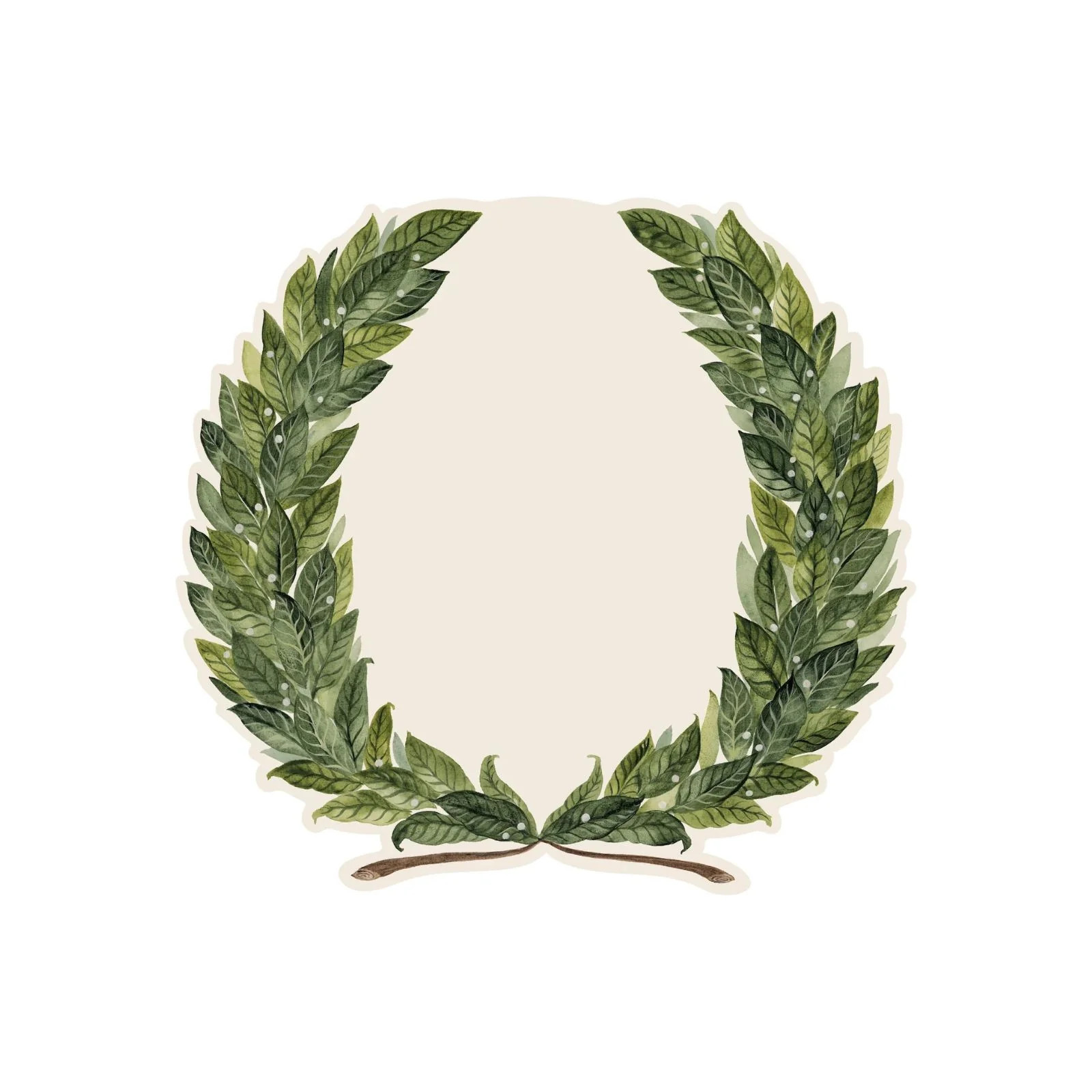 Laurel Wreath Placemat | Brooke & Lou | Brooke and Lou