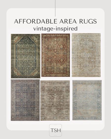My favorite vintage inspired area rugs perfect for a bedroom, living room, bathroom, kitchen, entryway, laundry room  

#LTKsalealert #LTKSeasonal #LTKhome