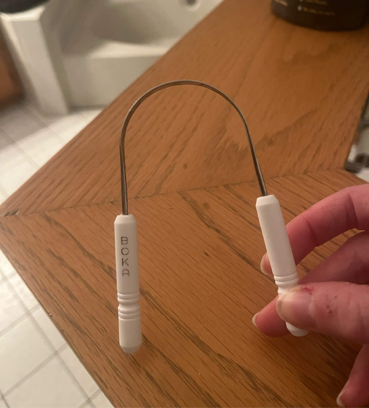 I’ve been using a tongue scraper for over a year and it’s a cheap and easy way to help remove bacteria and dead cells from your mouth and improve your oral and gut health. I’ve tried about every size and shape out there and this is by far my fave!

#LTKHome #LTKFamily #LTKBeauty