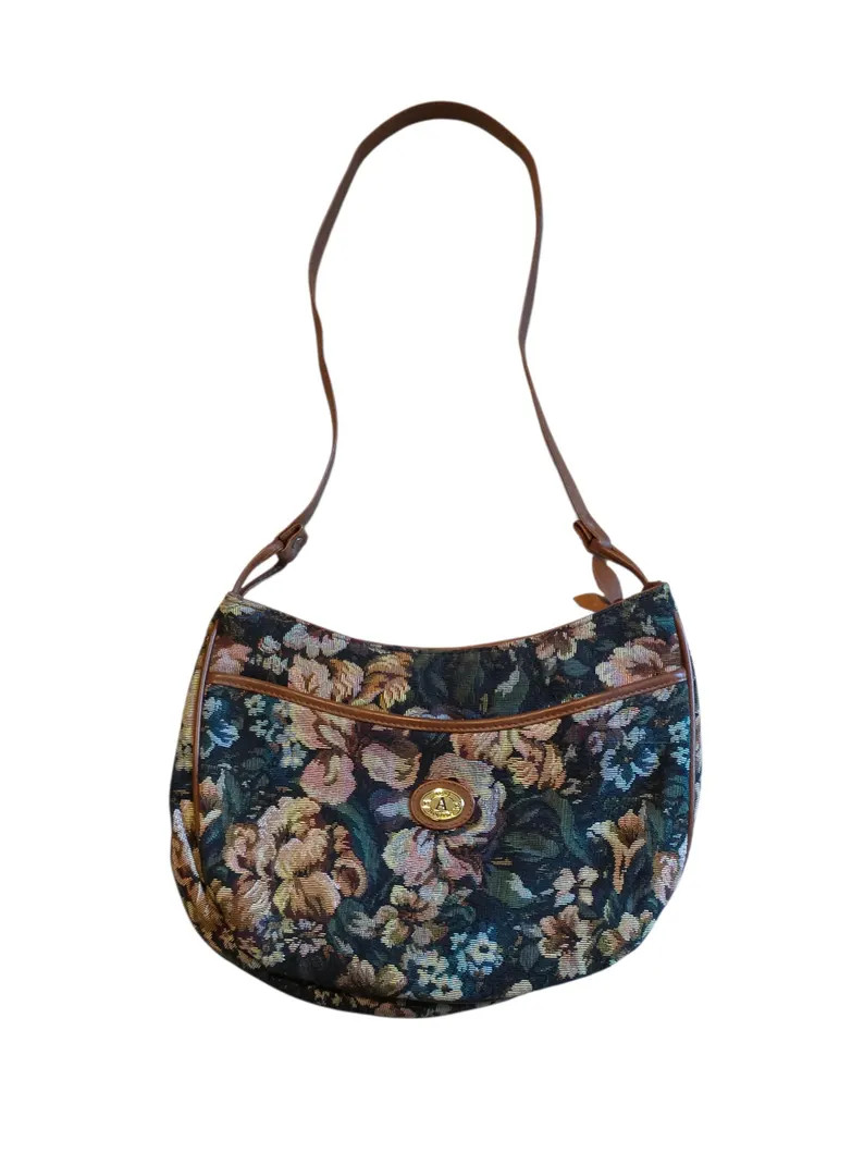 Vintage Apri Handbags Floral Tapestry Shoulder Bag Purse | Etsy (Global)