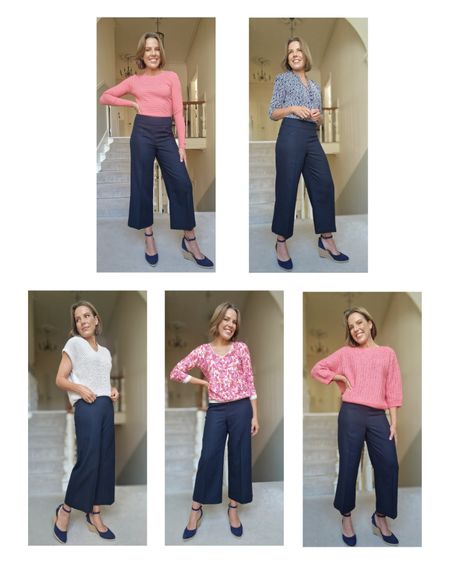Beautiful Spring arrivals with a focus on tops! Pair them with navy twill trousers and it's a simple outfit that looks great! 

#LTKSeasonal #LTKover40 #LTKeurope