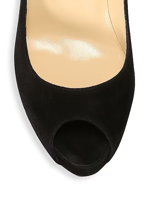 Very Privé Peep-Toe Suede Pumps | Saks Fifth Avenue