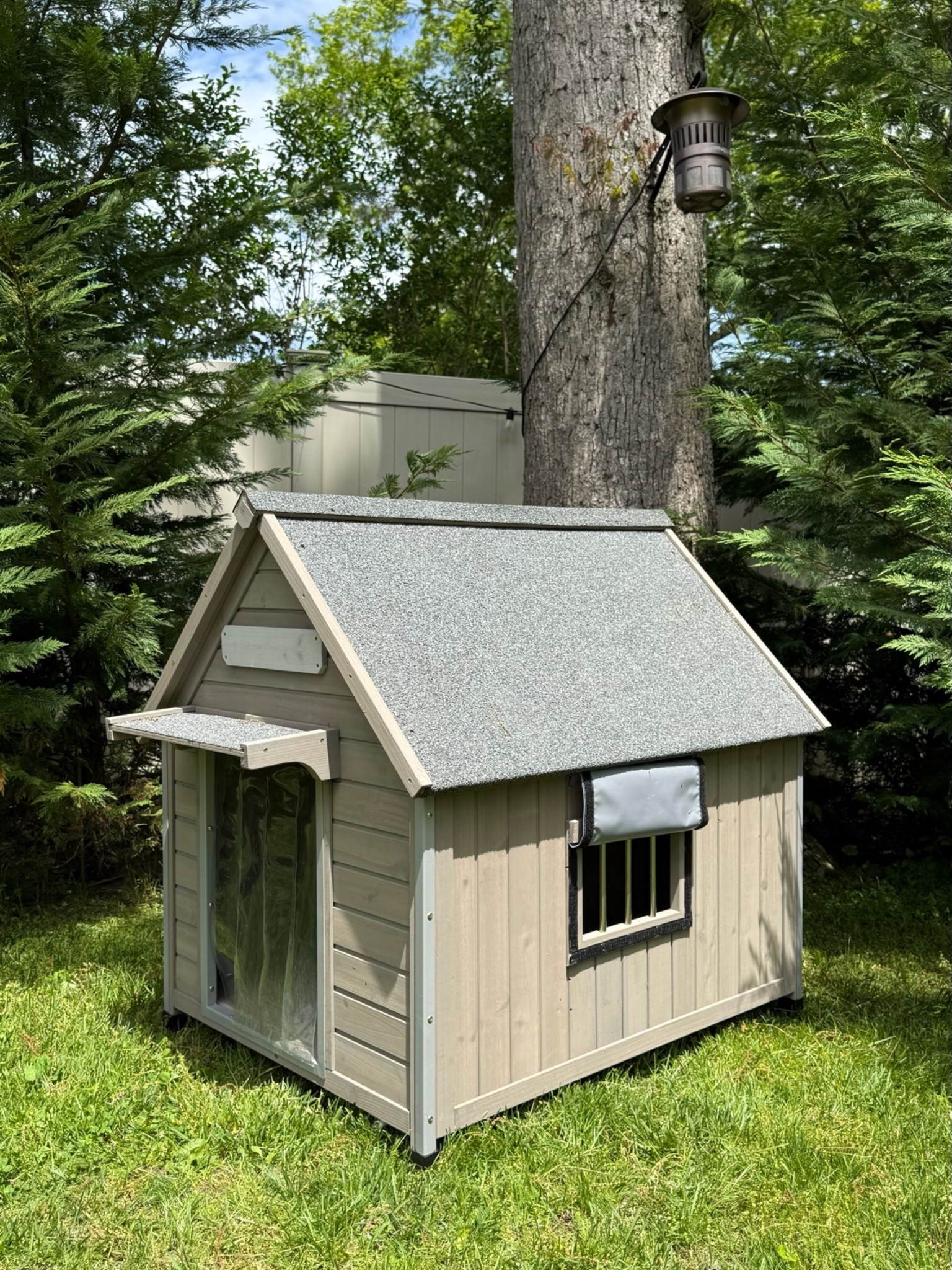 This top-rated wood dog house from @Wayfair is sturdy and perfect for our beloved dogs. 🐾 I’m thoroughly impressed with the quality and style. It’s a great addition to our backyard for our pets.

#LTKHome #LTKSaleAlert