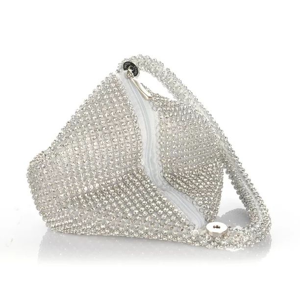 TOPCHANCES Women Ladies' Triangle Bling Glitter Purse For Girls Crown Box Clutch Evening Luxury B... | Walmart (US)