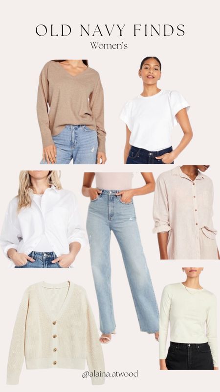 Neutrals & basics from Old Navy, items that are easy to pair with anything!
old navy, jeans, basics, neutral clothes, women’s button up shirt, linen button up shirt, basic undershirt, white undershirt, cream sweater, women’s fashion, spring, wardrobe

#LTKbeauty #LTKstyletip