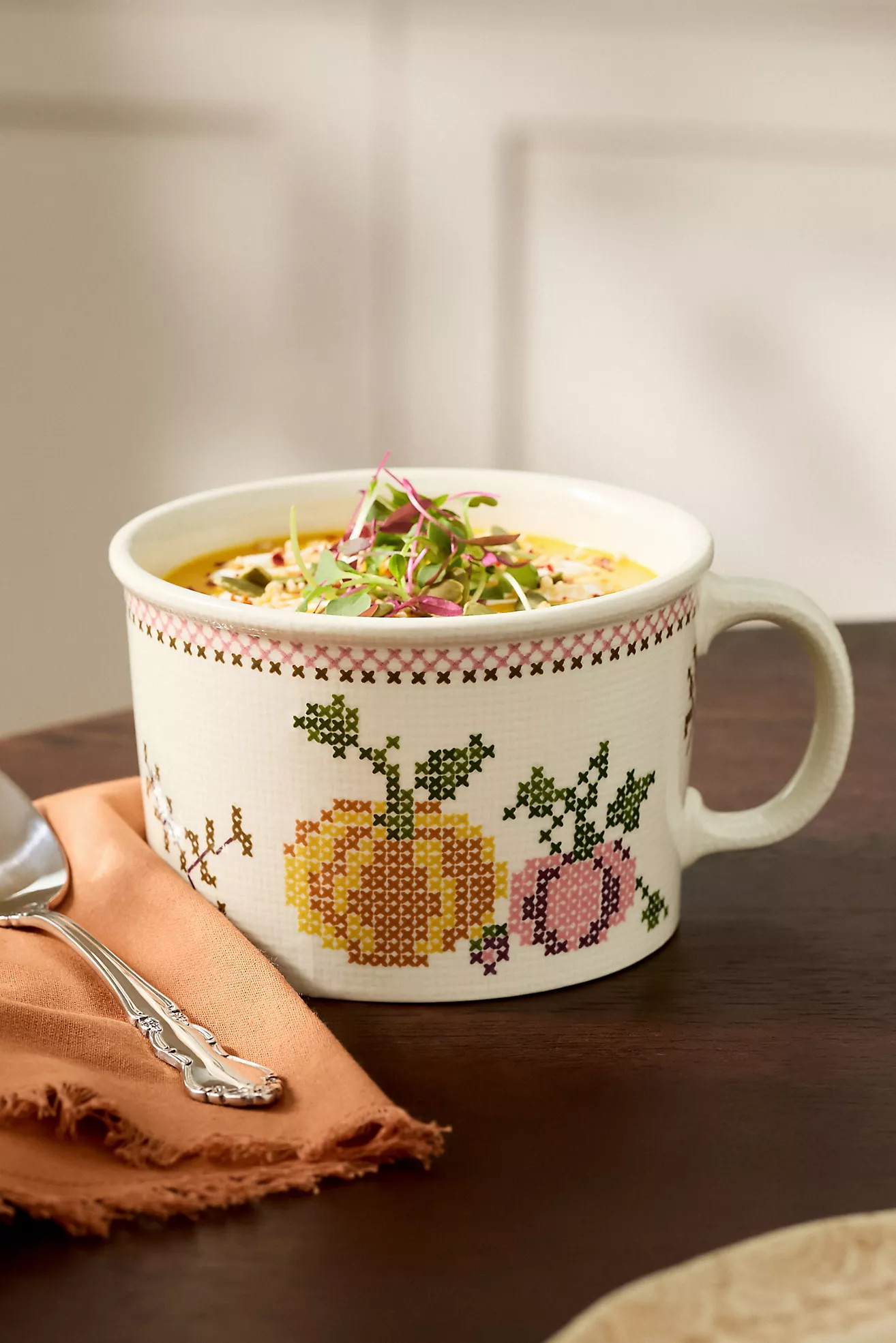 Harmonie Stoneware Soup Mug | Anthropologie (US)