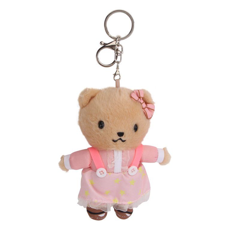 NUOLUX 1Pc Cartoon Bear Design Keychain Lovely Plush Doll Bag Pendant Chic Kids Gift | Walmart (US)