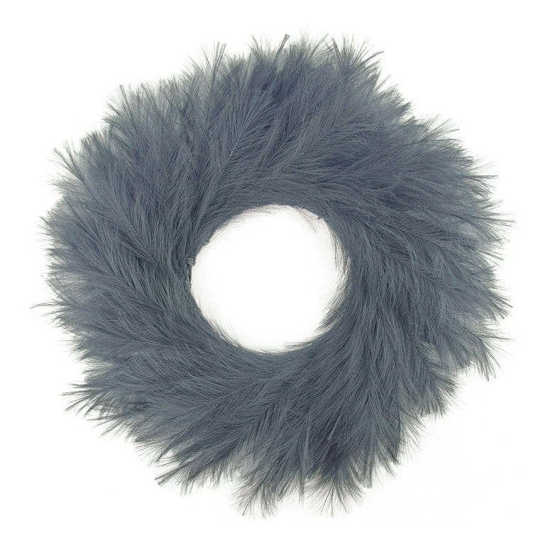 Pampas Grass Wreath Realistic Looking Non-Wither Artificial Farmhouse Pampas Grass Garland DIY Wr... | Walmart (US)