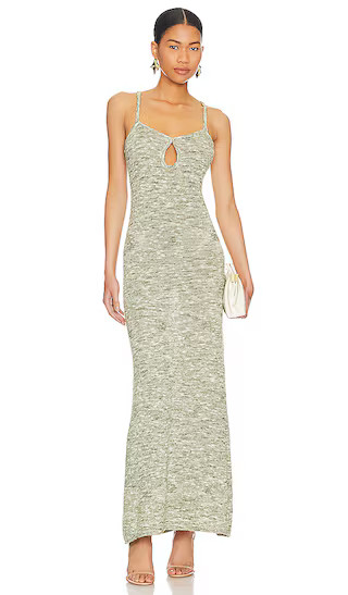 Willow Knit Maxi Dress in Sage Marle | Revolve Clothing (Global)