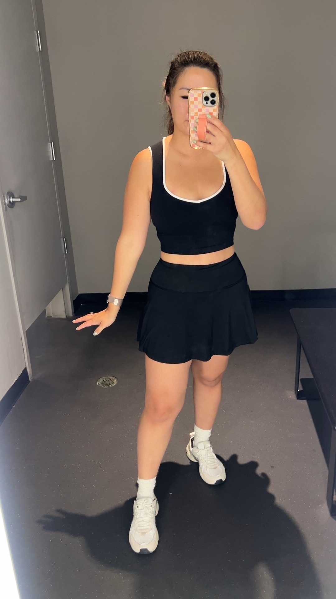 Workout Outfit
Tank: Medium
Skort: Medium
Nike Sneakers 