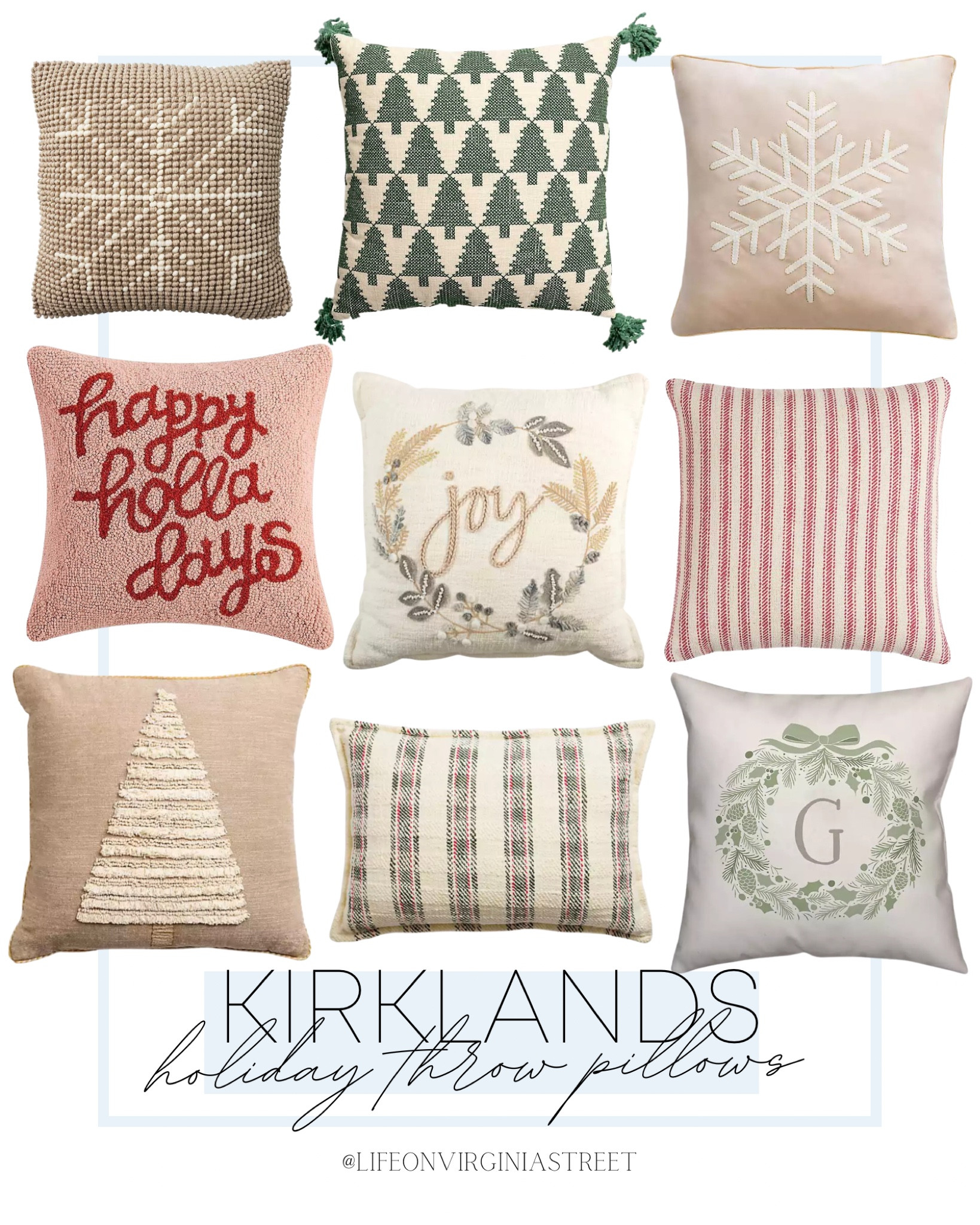 Kirklands shop decorative pillows