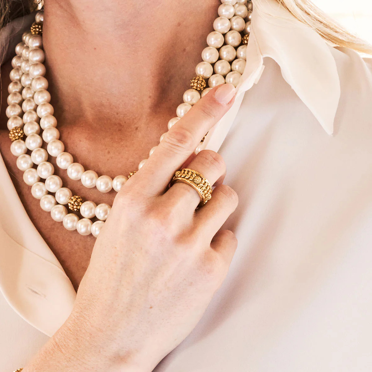 Berry Vine Ring in Gold | Over The Moon