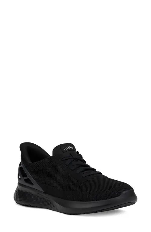 Kizik Athens Hands-Free Knit Sneaker in Black/Black at Nordstrom, Size 14 | Nordstrom