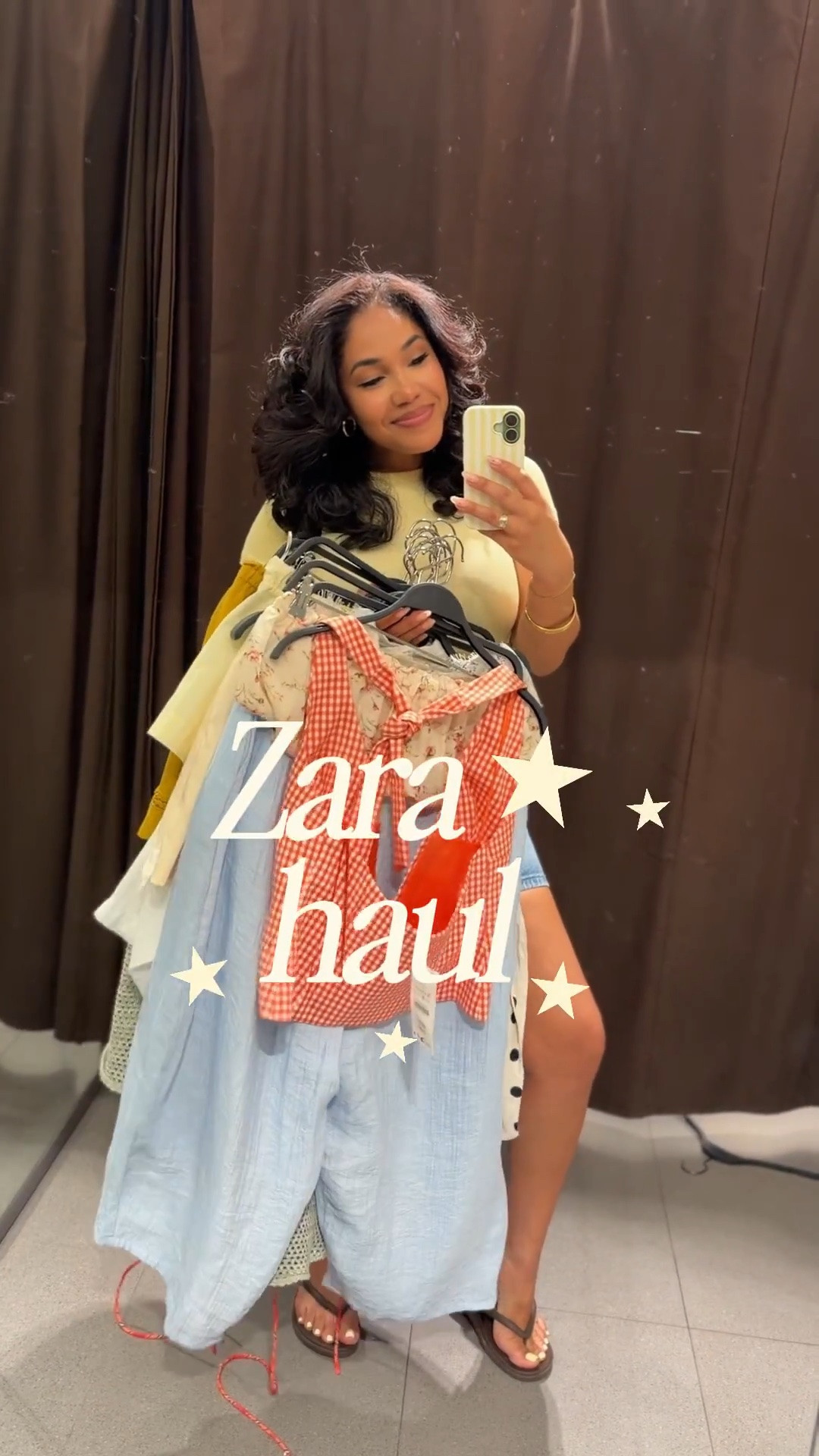 Zara got me good. 😂🛍️

I went in for one thing and ended up leaving with several new summer outfits, a few surprises, and a reminder that trying things on is always worth it.

Some pieces came home with me immediately, some stayed at the store, and a few taught me that just because something is cute doesn’t mean it’s right for me.

One thing I loved about this haul was seeing how different Zara sizing can be from piece to piece. For reference, I’m 5’4”, around 165 lbs, usually a Medium in tops and a Large/XL in bottoms.

I’ve also created individual posts for each outfit with detailed sizing, fit notes, and whether I ended up keeping it or leaving it behind.

Tap through for outfit details, sizing information, and all of my favorites from the haul. 💛

@Zara 

Zara haul, Zara try on haul, Zara summer collection, midsize fashion, curvy fashion, summer outfit ideas, vacation outfits, resort wear, brunch outfit, vacation style, casual chic style, summer fashion, women’s clothing, outfit inspiration, travel style