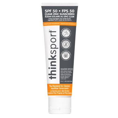 thinksport Clear Zinc Sunscreen SPF 50 | Well.ca