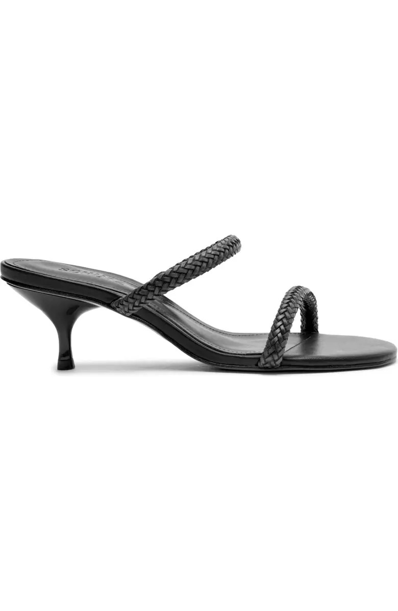 Schutz Taliah Woven Strap Kitten Heel Slide Sandal (Women) | Nordstrom | Nordstrom