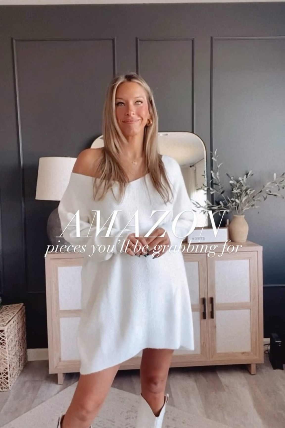 comment SWEATER DRESS and i’ll send you the details directly. I try to find pieces that my tall friends can wear too. I understand the struggle. This sweater dress is a great length to wear both ways! Wearing a Large in both. Shop it in my storefront or the LTK APP.

sweater dresses, long sweaters, amazon sweaters, sweaters, slouchy sweaters, cozy sweaters, lounge sweaters, comfy sweaters, sweaters and leggings, neutral sweaters, basic sweaters, fall sweaters

#sweaterdresses #sweaterweather #sweaterseason #sweaters