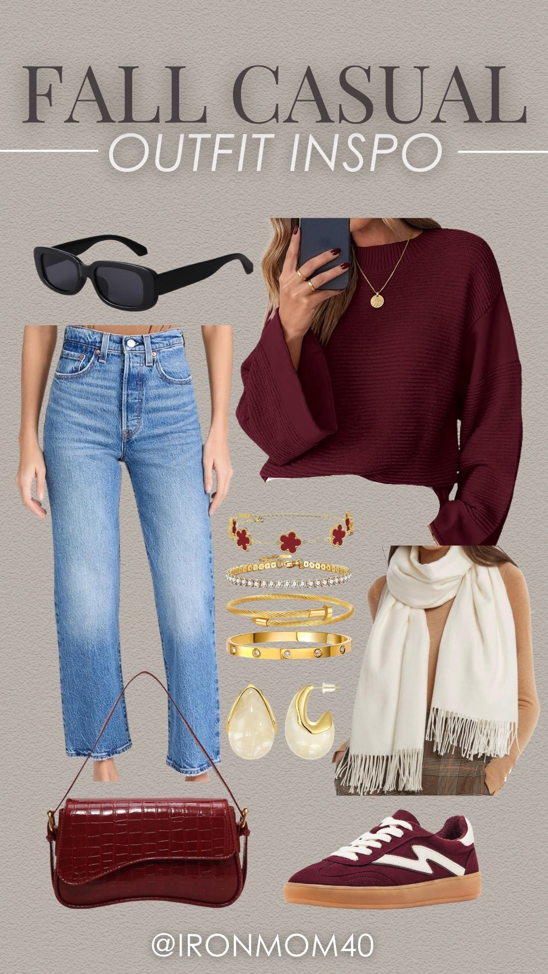I’m obsessed with this burgundy! Perfect outfit for casual outings or running errands! 

#LTKMidsize #LTKSeasonal #LTKStyleTip