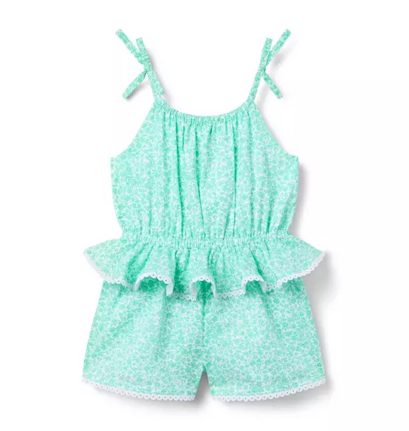 Ditsy Floral Peplum Romper | Janie and Jack